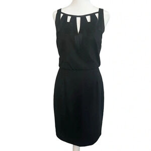 ADAM BY ADAM LIPPES wool blend knee length black sleeveless dress - Size 4